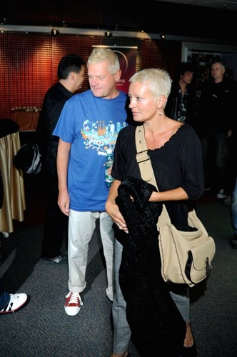 Kazik Staszewski z żoną Anną w 2011 r.