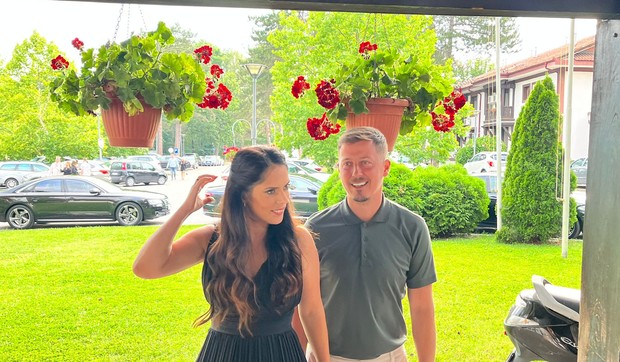 Milan Dinčić Dinča sa ženom