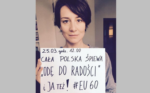 Maja Ostaszewska apeluje do fanów: Pokażmy, że czujemy się częścią Unii Europejskiej