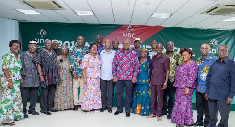 Mahama meets NDC Council of Elders