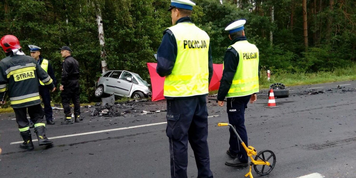 Tragiczny wypadek pod Szamotułami. Cztery osoby nie żyją