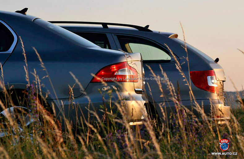 Zdjęcia szpiegowskie: Škoda Superb Combi na południu Moraw