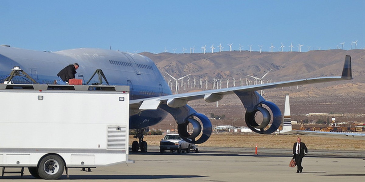 Tak na żywo wygląda Stratolaunch