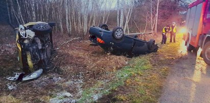 Tragedia pod Wołominem. Auto 19-latki dachowało. Gdy wezwała pomoc, potrącił ją drugi samochód