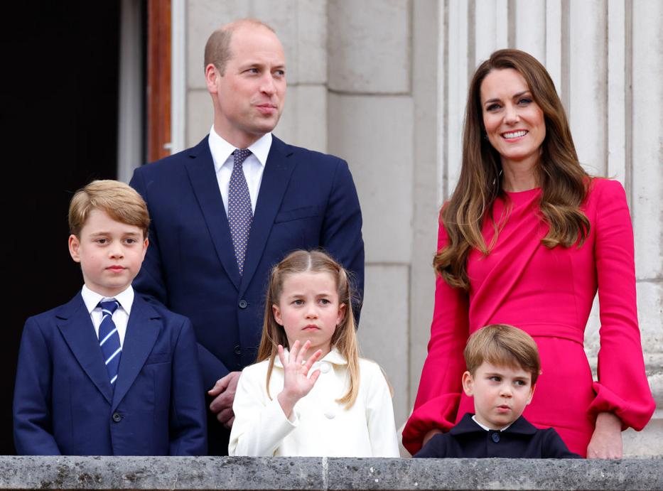Joggal büszke gyönyörű családjára Vilmos herceg. Fotó: Getty Images