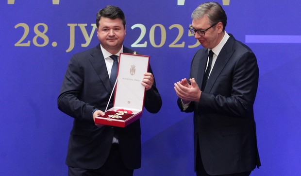 Vladan Petrov i Aleksandar Vučić
