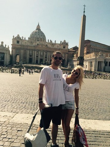 Doda i Emil Haidar w Rzymie