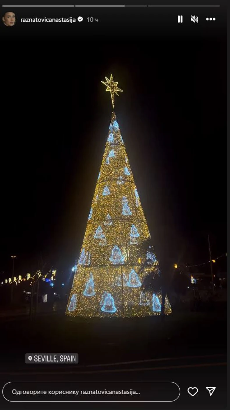 Objava Anastasije Ražnatović