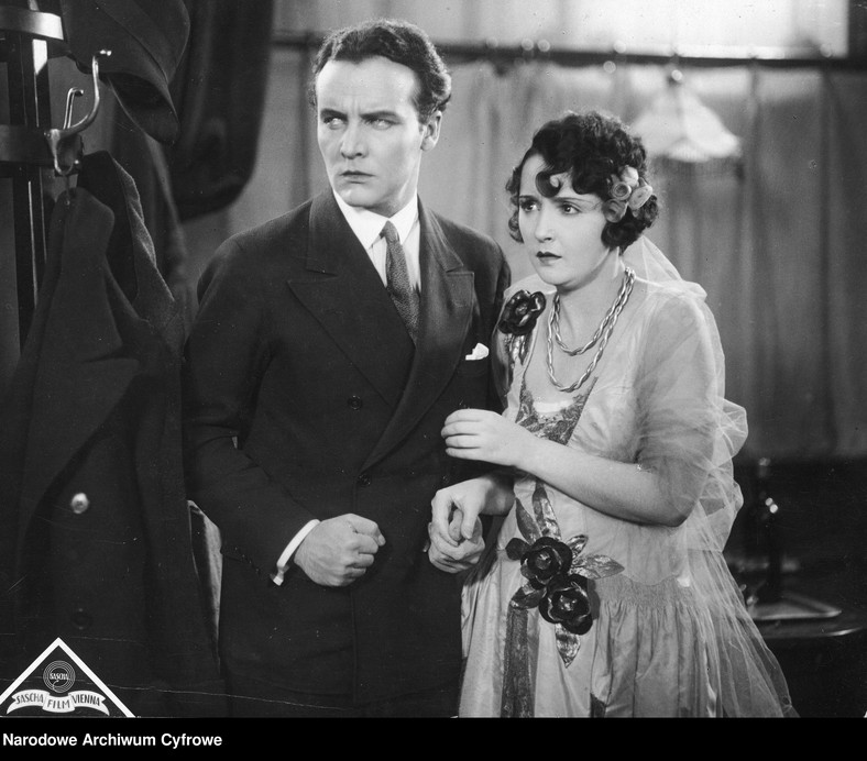 Igo Sym i Nina Vanna w filmie prod. austriackiej "Cafe Elektrik", 1927 r. 