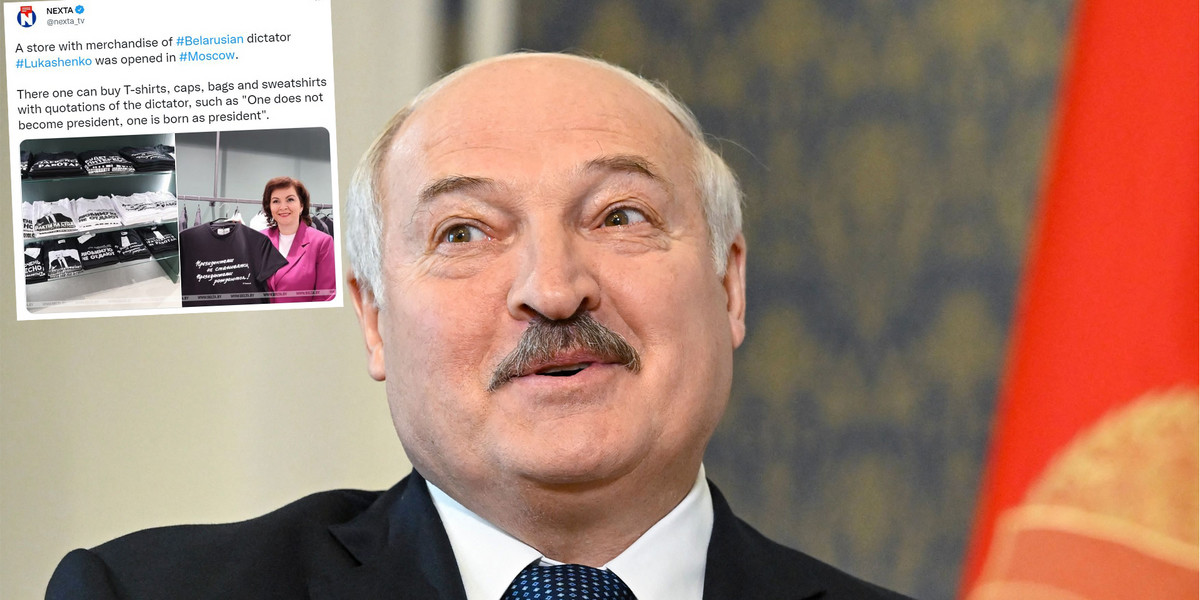 Aleksander Łukaszenko został "bohaterem" kolekcji odzieżowej. Nie pierwszy raz!