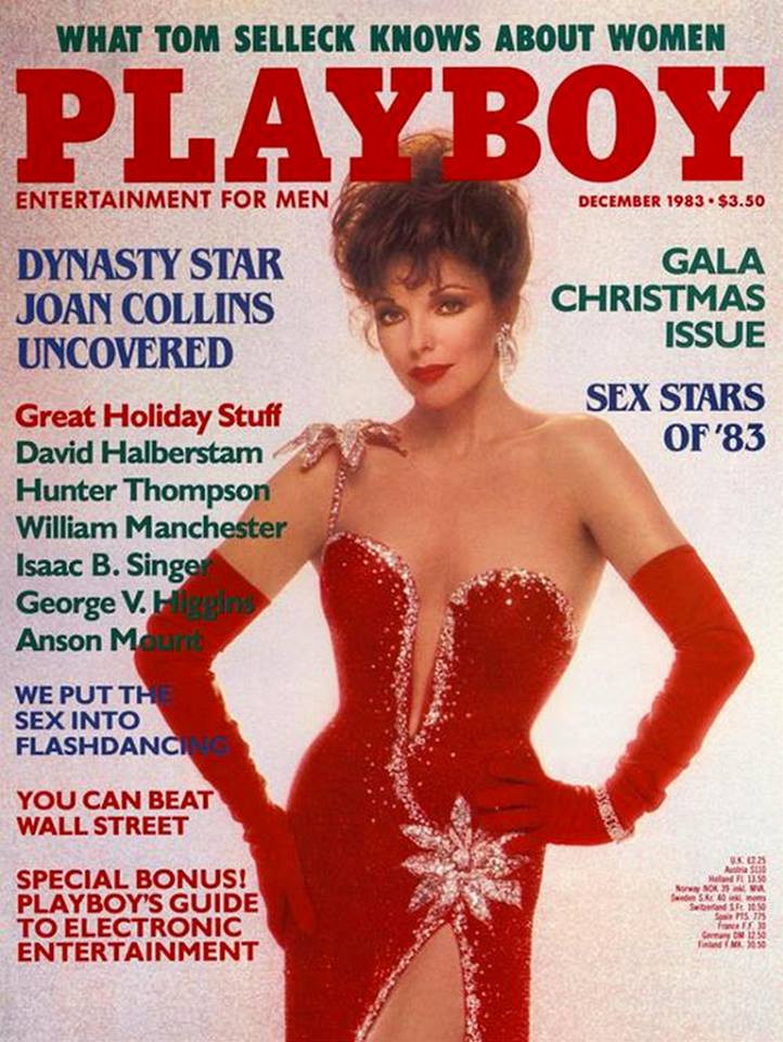 Joan Collins na okładce "Playboya"
