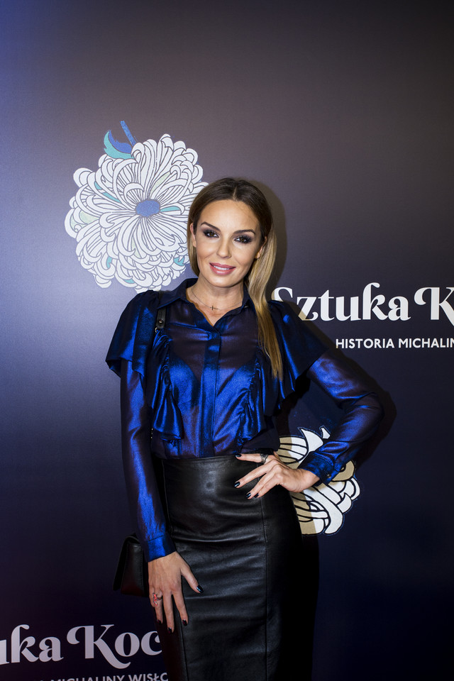 Agnieszka Włodarczyk na premierze filmu "Sztuka kochania"