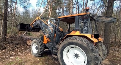 Tragedia w prywatnym lesie. 42-latek zginął na oczach ojca