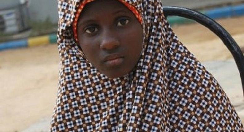 This little girl was caught with explosives hidden in her Hijab