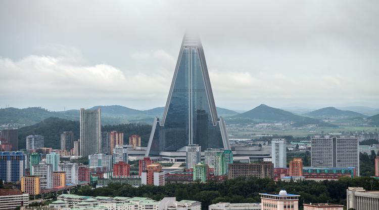 A Ryugyong Hotel Észak-Koreában