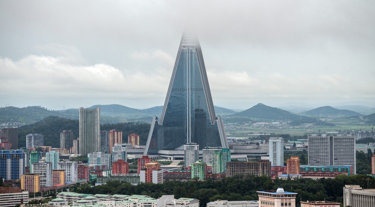 A Ryugyong Hotel Észak-Koreában