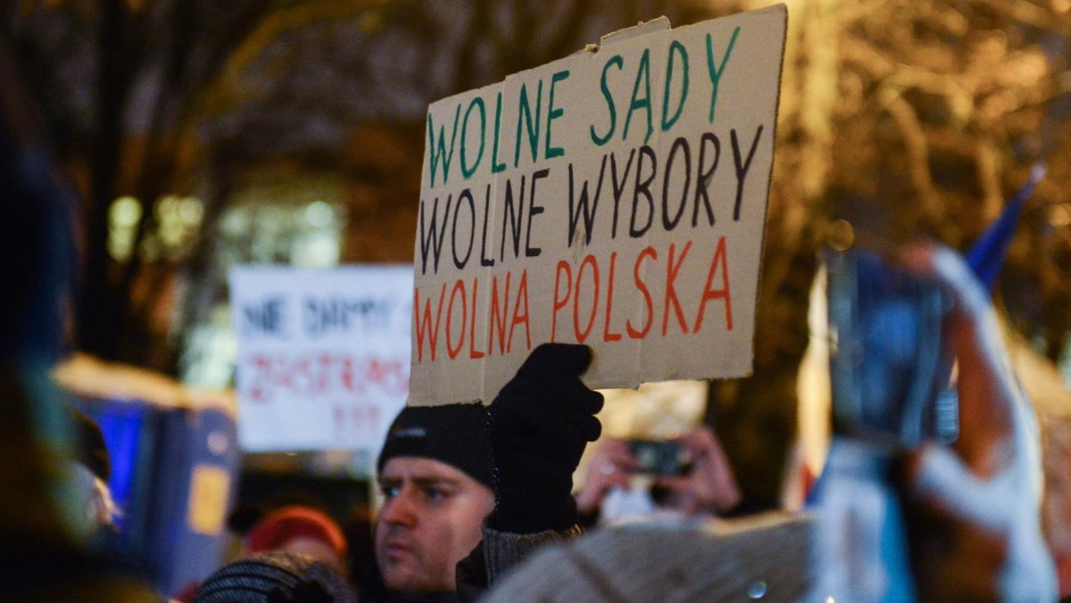 Obywatele RP Sejm protest