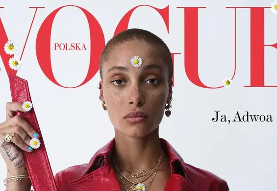 Adwoa Aboah na okładce Vogue Polska, we własnej stylizacji