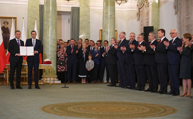 Prezydent Duda powołał nowy rząd Mateusza Morawieckiego. Premier ministrem sportu