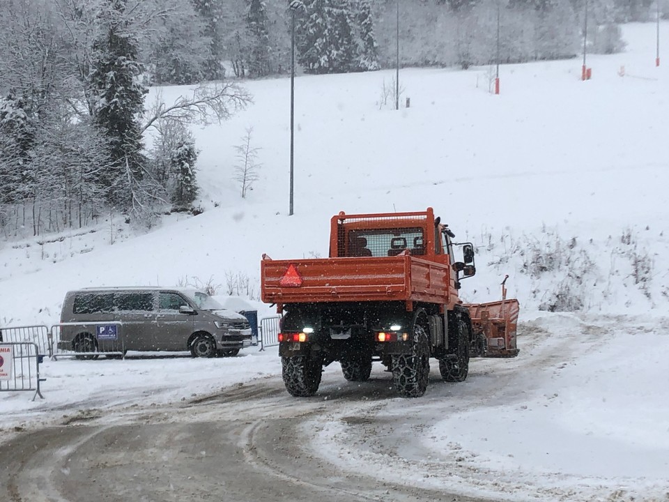 Atak zimy na Podhalu 17.01.2023