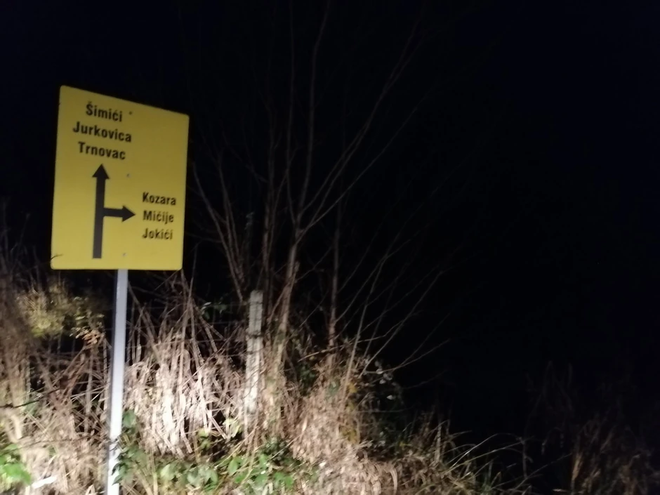 Mesto pada aviona na Kozari