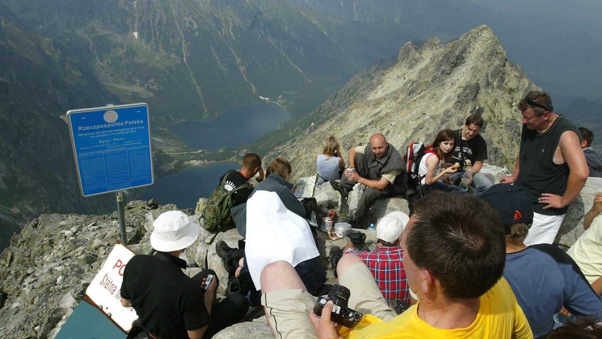 Zakopane Tatry turyści Rysy