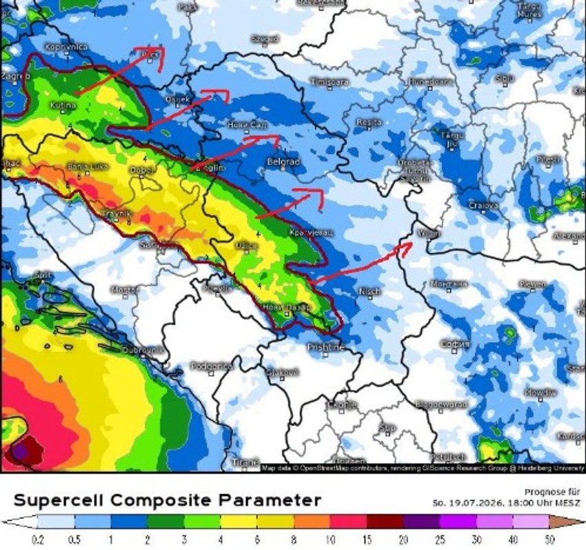 U subotu posle 16 časova moguće su lokalne nepogode