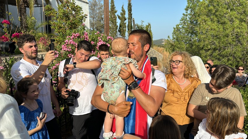 Nikola Rokvić susret sa porodicom