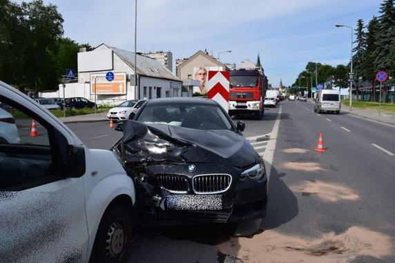 Wypadek w centrum Tarnowa