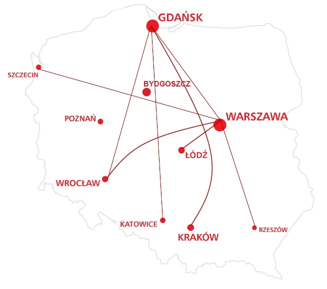 Nowy rozkład połączeń krajowych OLT Express