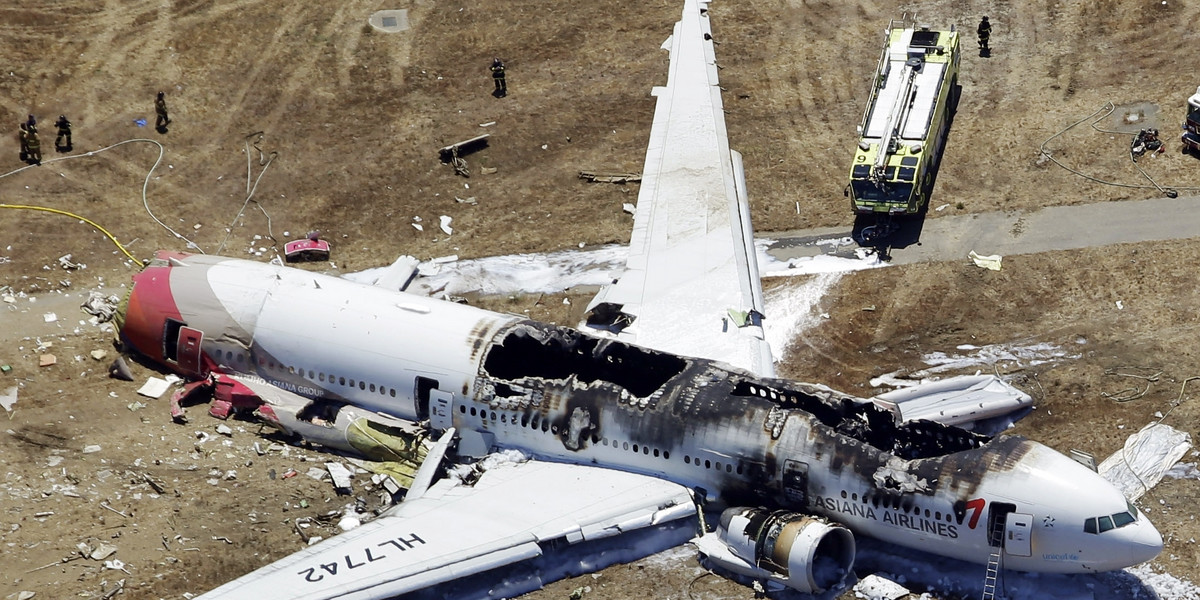 Katastrofa samolotu w san francisco
