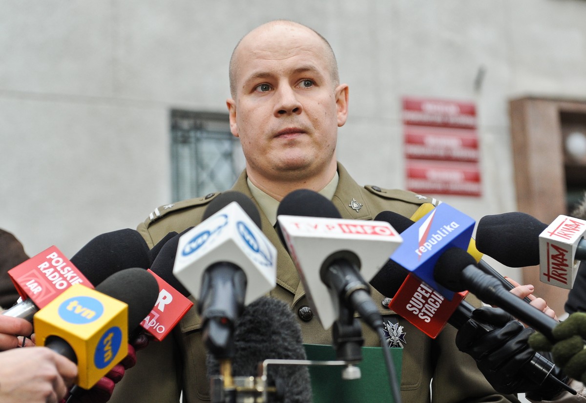 Rzecznik Naczelnej Prokuratury Wojskowej mjr Marcin Maksjan