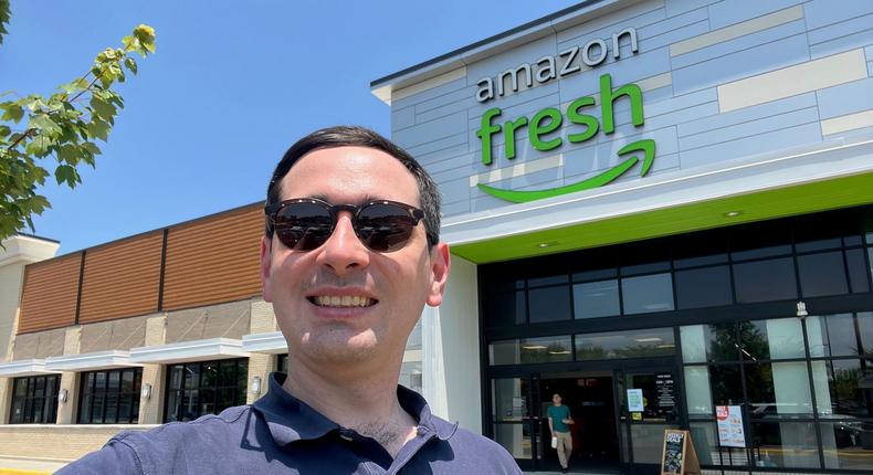 Amazon Fresh is one of the stores where you can shop using a Dash cart.Alex Bitter/BI