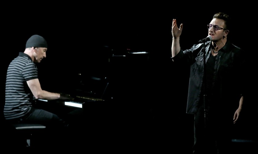 The Edge i Bono na gali Bambi Awards 2014