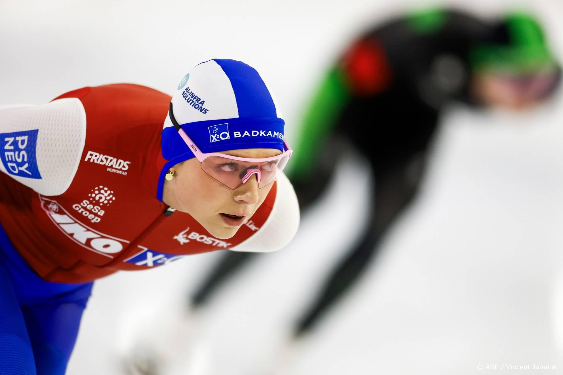 Wereldkampioene Joy Beune meldt zich af voor 3000m wegens koorts