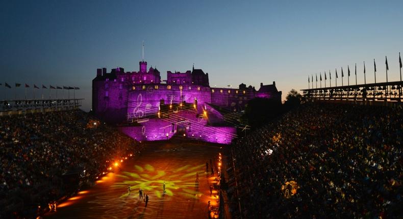 Edinburgh's Military Tattoo, performed on the esplande of Edinburgh Castle, is one of several August festivals in the Scottish capital cancelled this year