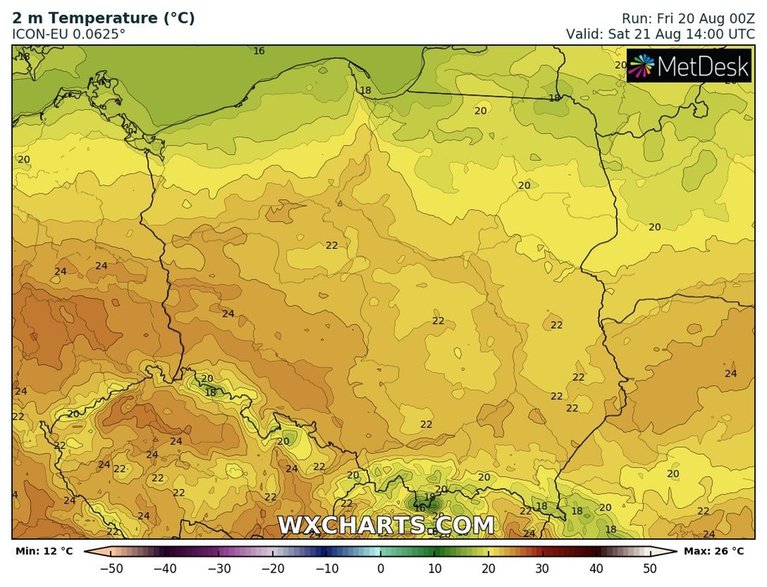 Temperatura będzie szła systematycznie w górę