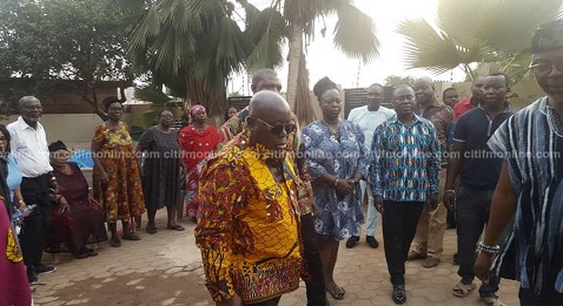 Opare Hammond's death: Akufo-Addo visits late MP's family