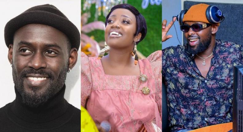 Maurice Kirya, Lydia Jazmine and Eddy Kenzo