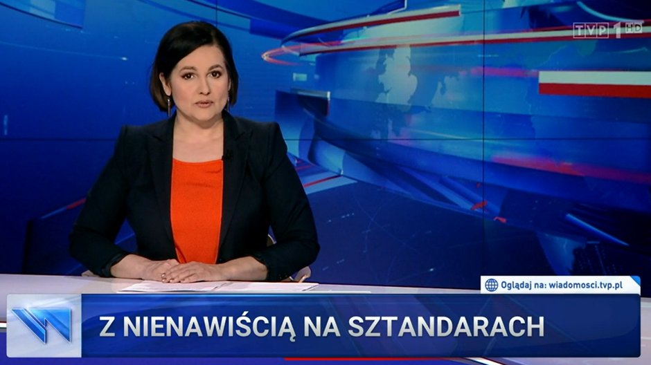 Edyta Lewandowska w "Wiadomościach" TVP