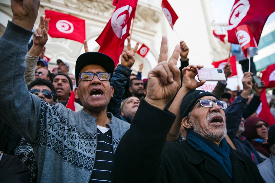Protest u Tunisu