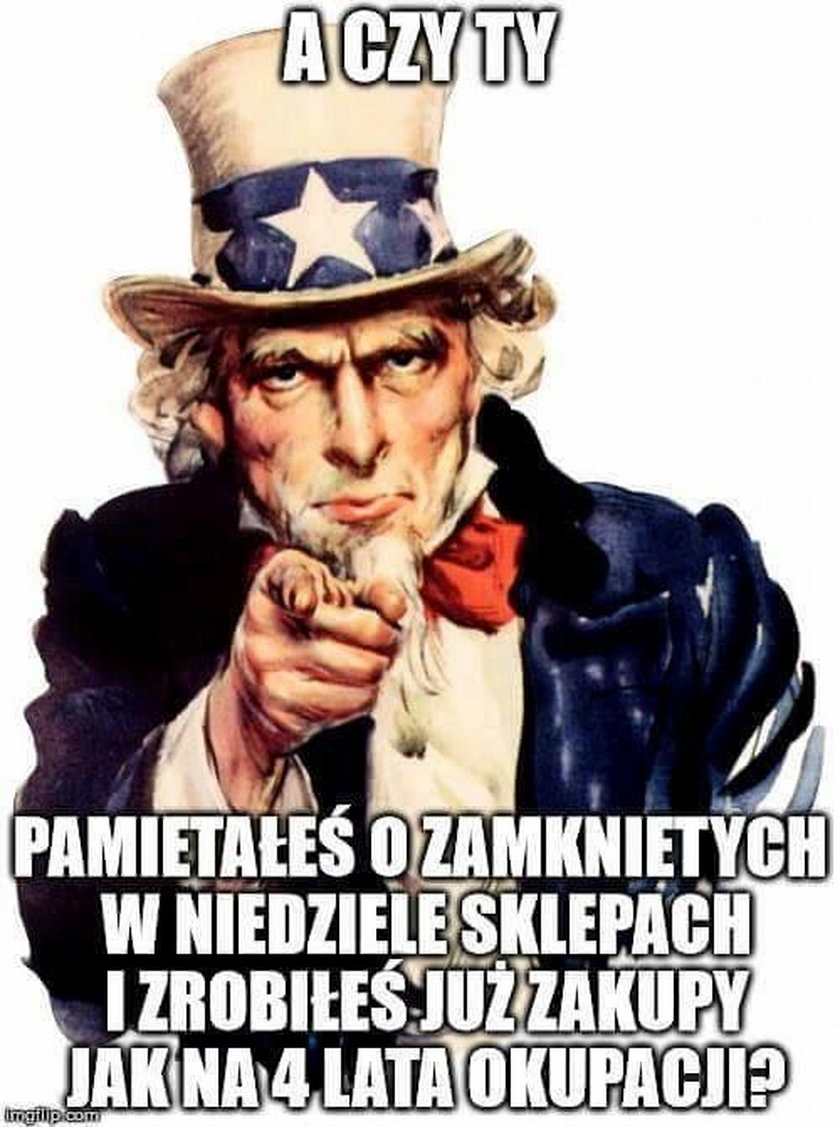 Internauci o zakazie handlu w niedzielę. Najlepsze memy