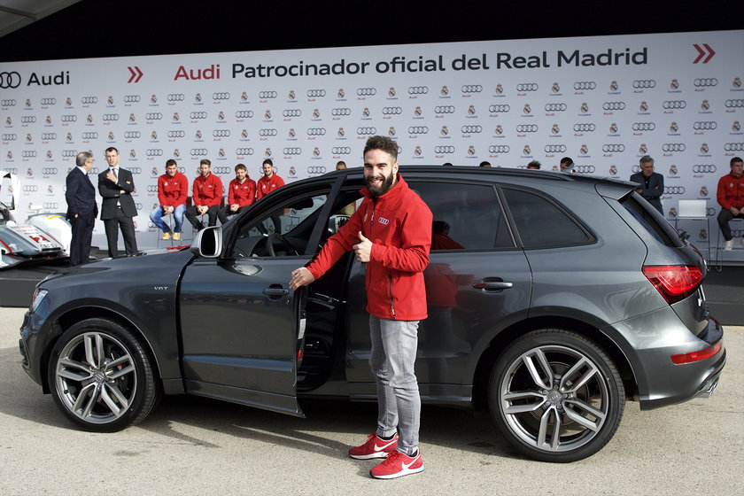 Piłkarze Realu Madryt dostali od sponsora wypasione fury marki Audi!
