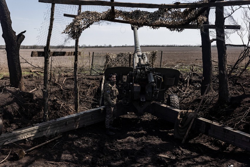 Ukrajinska vojska kod sela Marinka u Donjecku 16. aprila