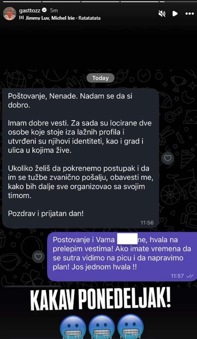 Objava Nenada Gastoza 