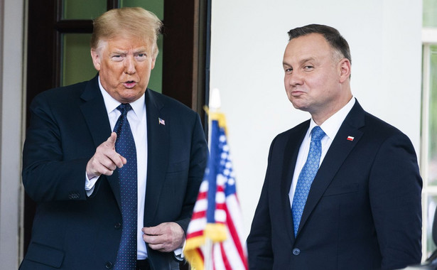 Prezydent Donald Trump i Andrzej Duda