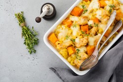 Zapiekanka z dyni. Przepis Ewy Wachowicz na początek jesieni