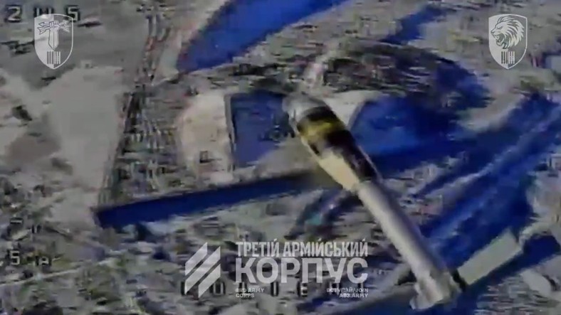 Amerykański dron przed strąceniem przez ukraiński