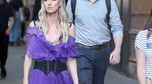 Nicky Hilton w fioletowej sukience