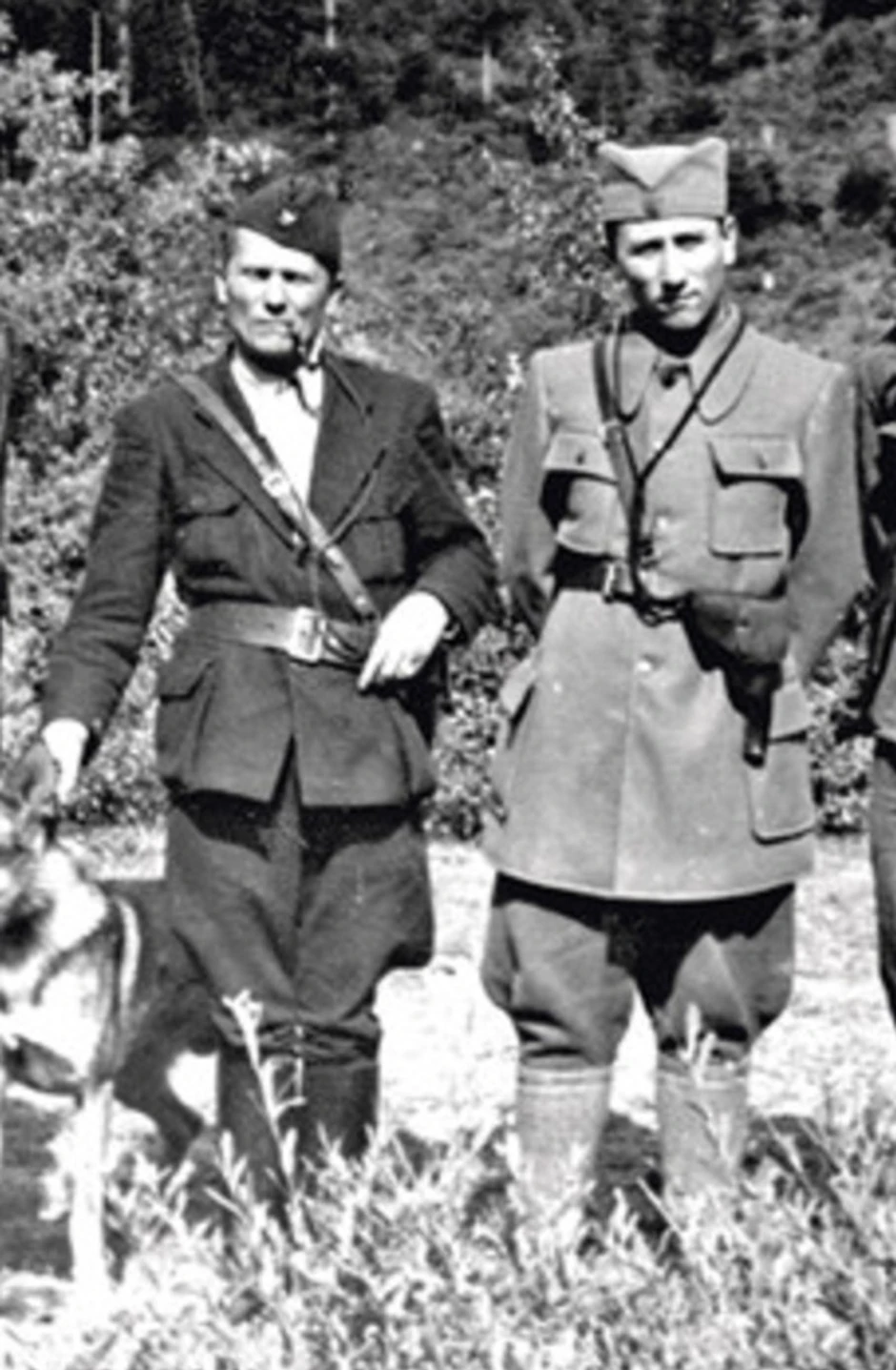 Tito i Ranković u Glamoču, avgusta 1942